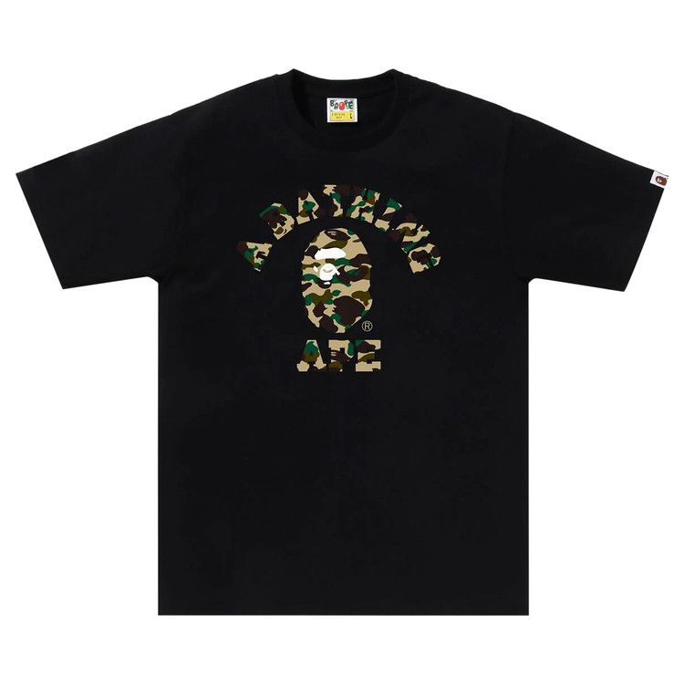 

Футболка BAPE 1st Camo College Tee 'Black/Yellow'