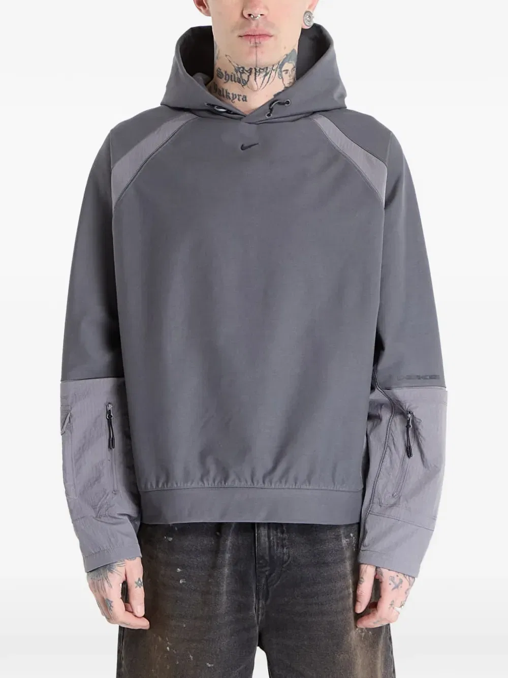 Худи Dri-fit shori Nike, серый