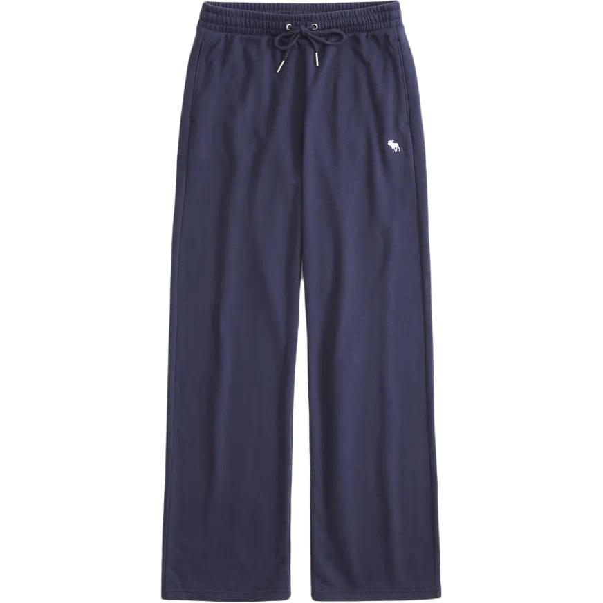 

Abercrombie＆Fitch Вязаные спортивные штаны женские морской синий