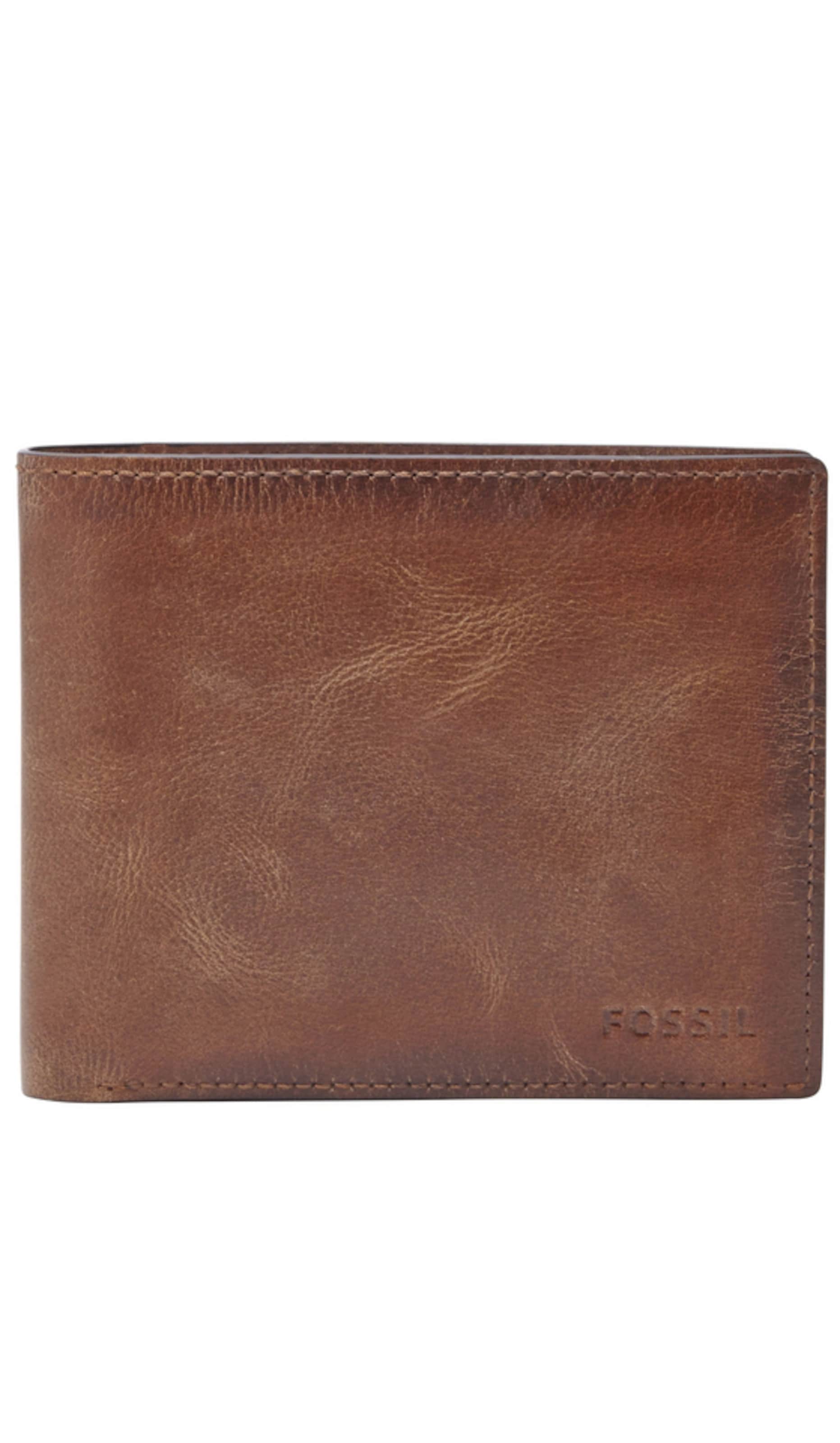 

FOSSIL Кошелек 'Derrick' в коричневом цвете