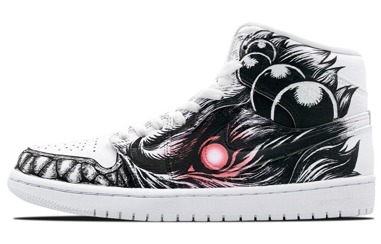 

Кроссовки Air JORDAN 1 Vintage Basketball Shoes Men Mid-Top Black White