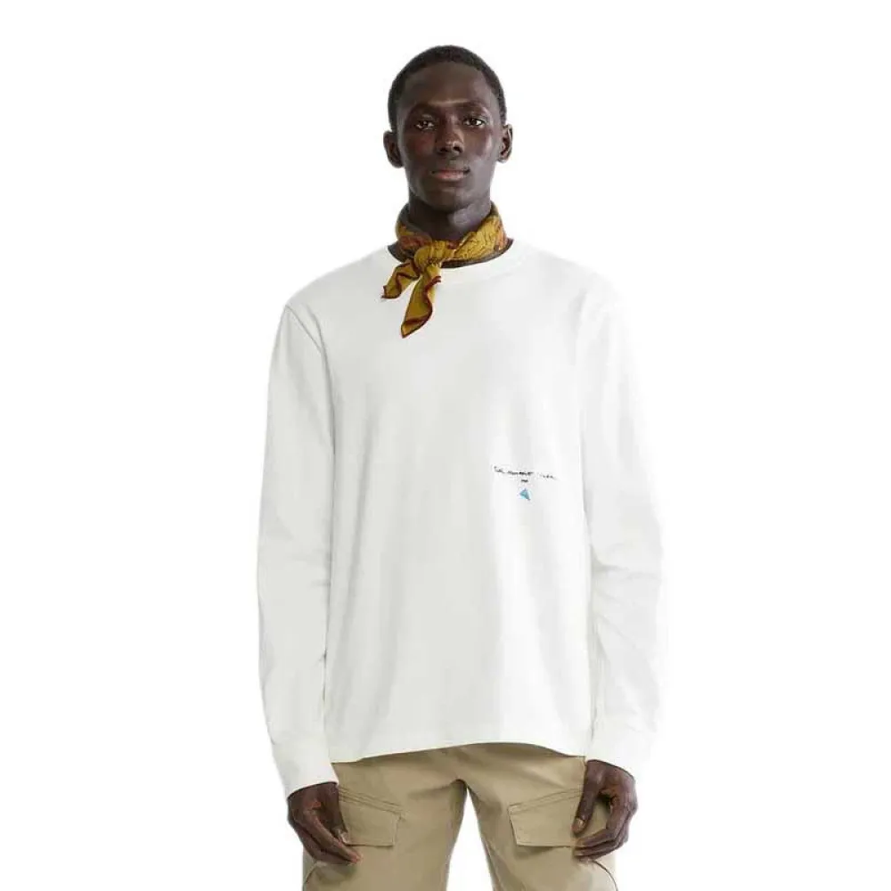 

Футболка Klättermusen Ask britta long sleeve, белый