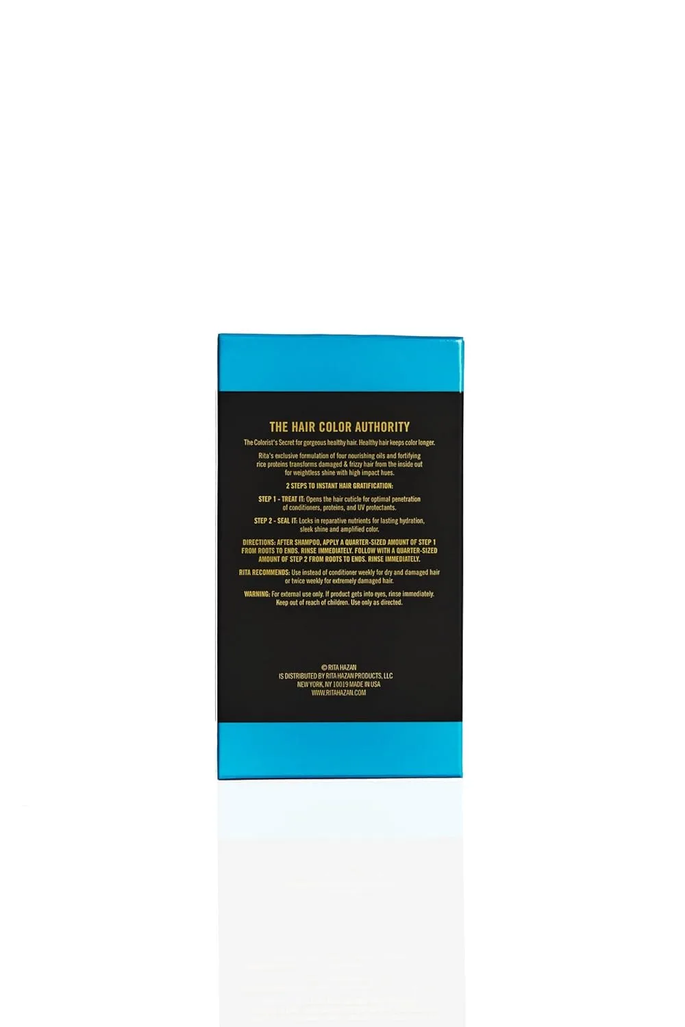 Rita Hazan Two Step Weekly Remedy Cream Kit - интенсивное увлажнение и восстановление окрашенных волос, крем для пушащихся и сухих поврежденных волос — фото 4