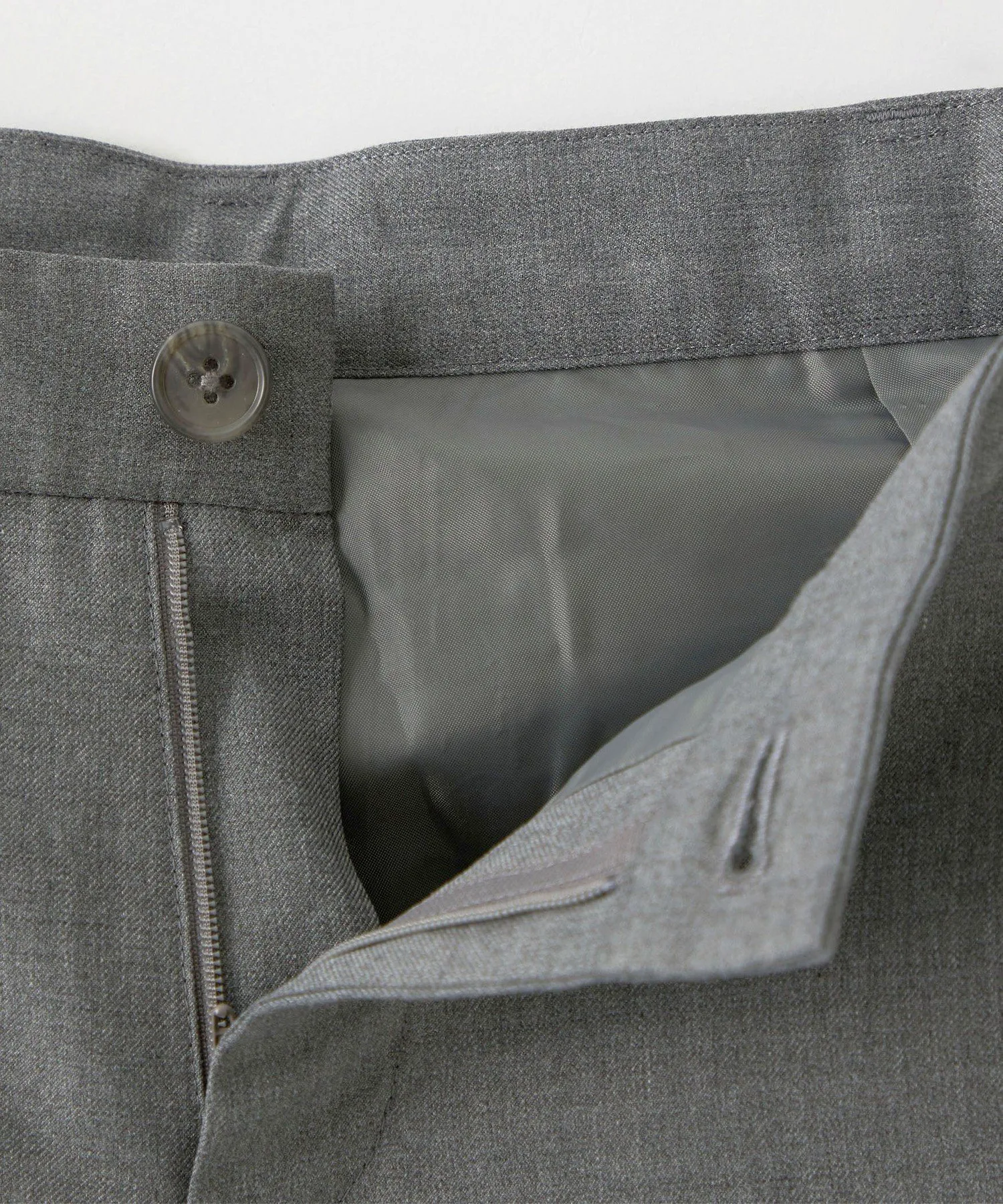 Однотонные брюки TRW полной длины / Детские 140-160 см United Arrows Green Label Relaxing, MD.GRAY — фото 4