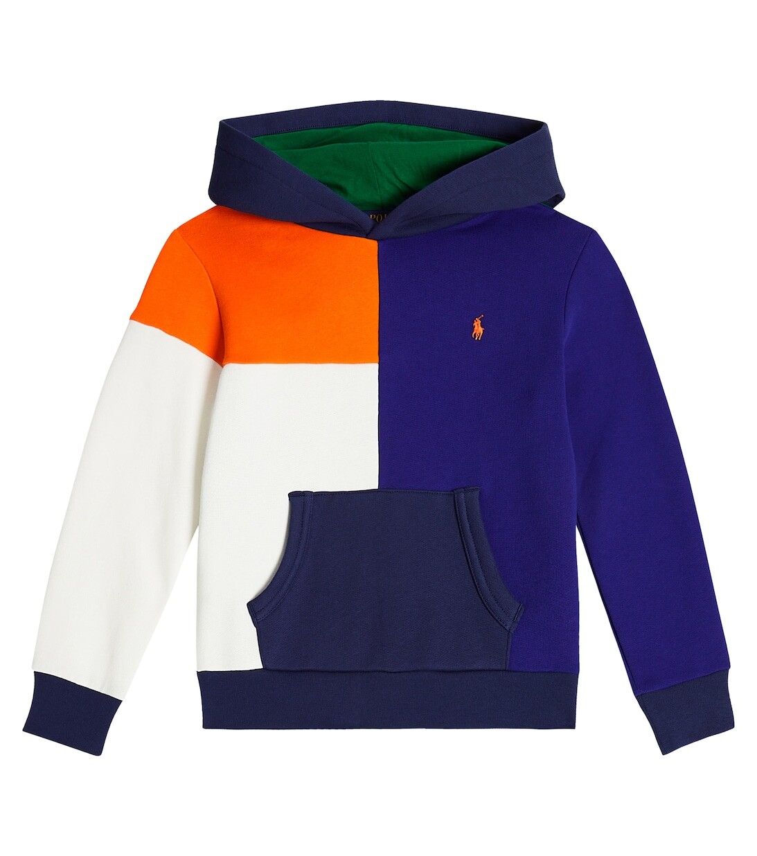 

Худи из смесового хлопка Polo Ralph Lauren, разноцветный