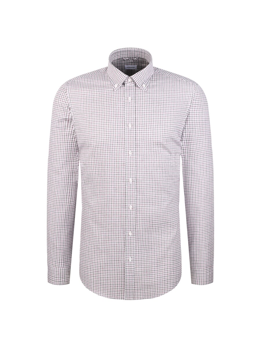 

Рубашка делового кроя Slim Fit SEIDENSTICKER Schwarze Rose, серый