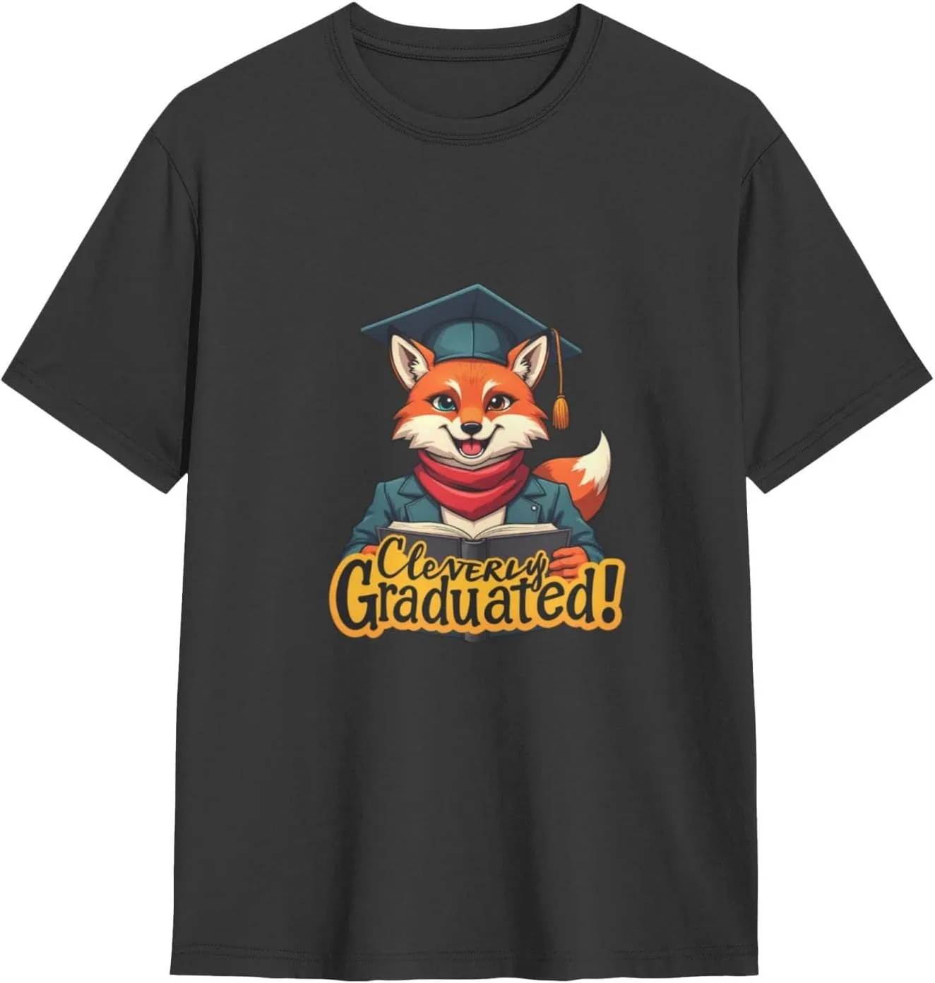 

Классическая футболка с круглым вырезом Unisex Casual Tee Cleverly Graduated ShuDianhkqwe