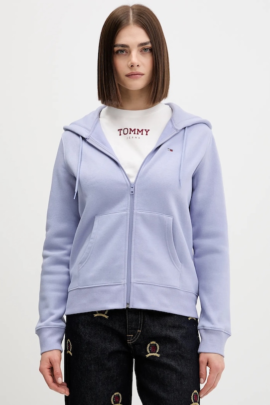 

Толстовка Tommy Jeans, фиолетовый