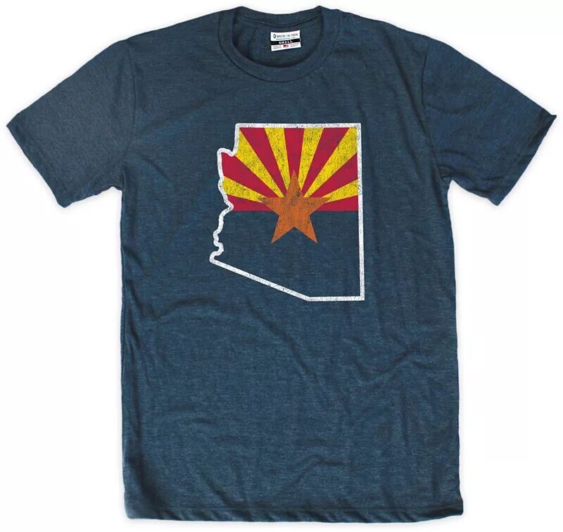 

Темно-синяя футболка с рисунком Where I'm From Arizona State