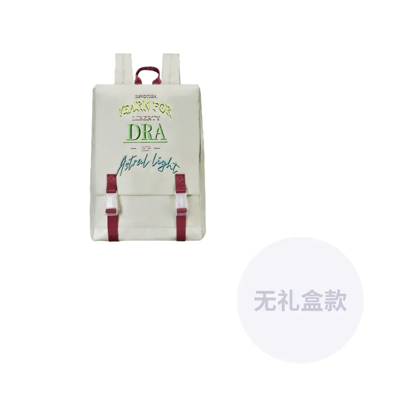 

DRACONITE Нейлоновый рюкзак унисекс серый с красными акцентами, One Size 3