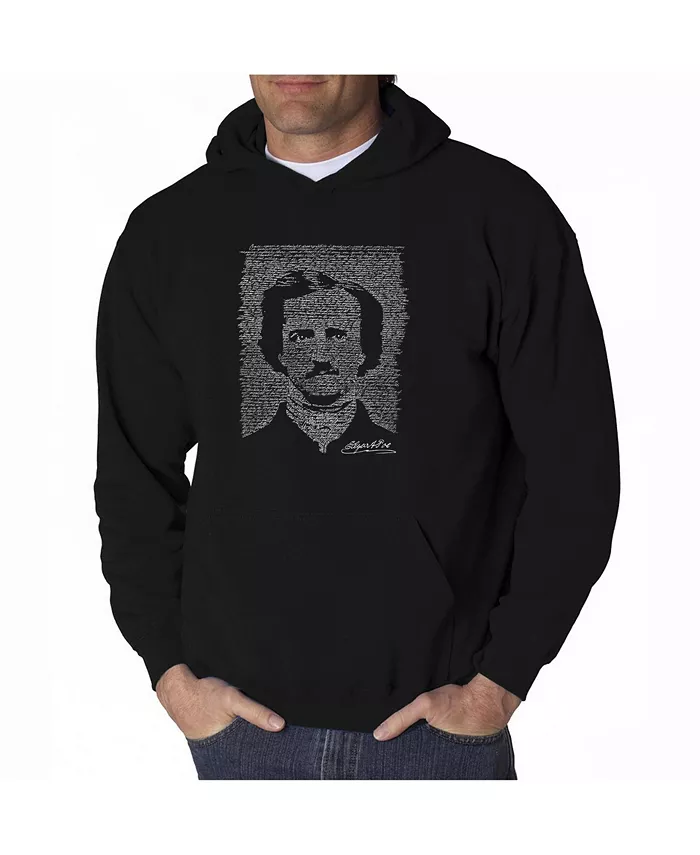

Мужская худи с принтом - Edgar Allen Poe - The Raven LA Pop Art, черный