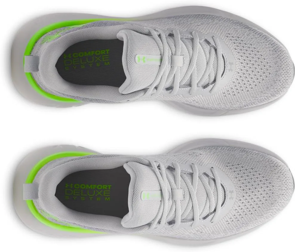 Мужские беговые кроссовки Under Armour Infinite, серый/зеленый — фото 4