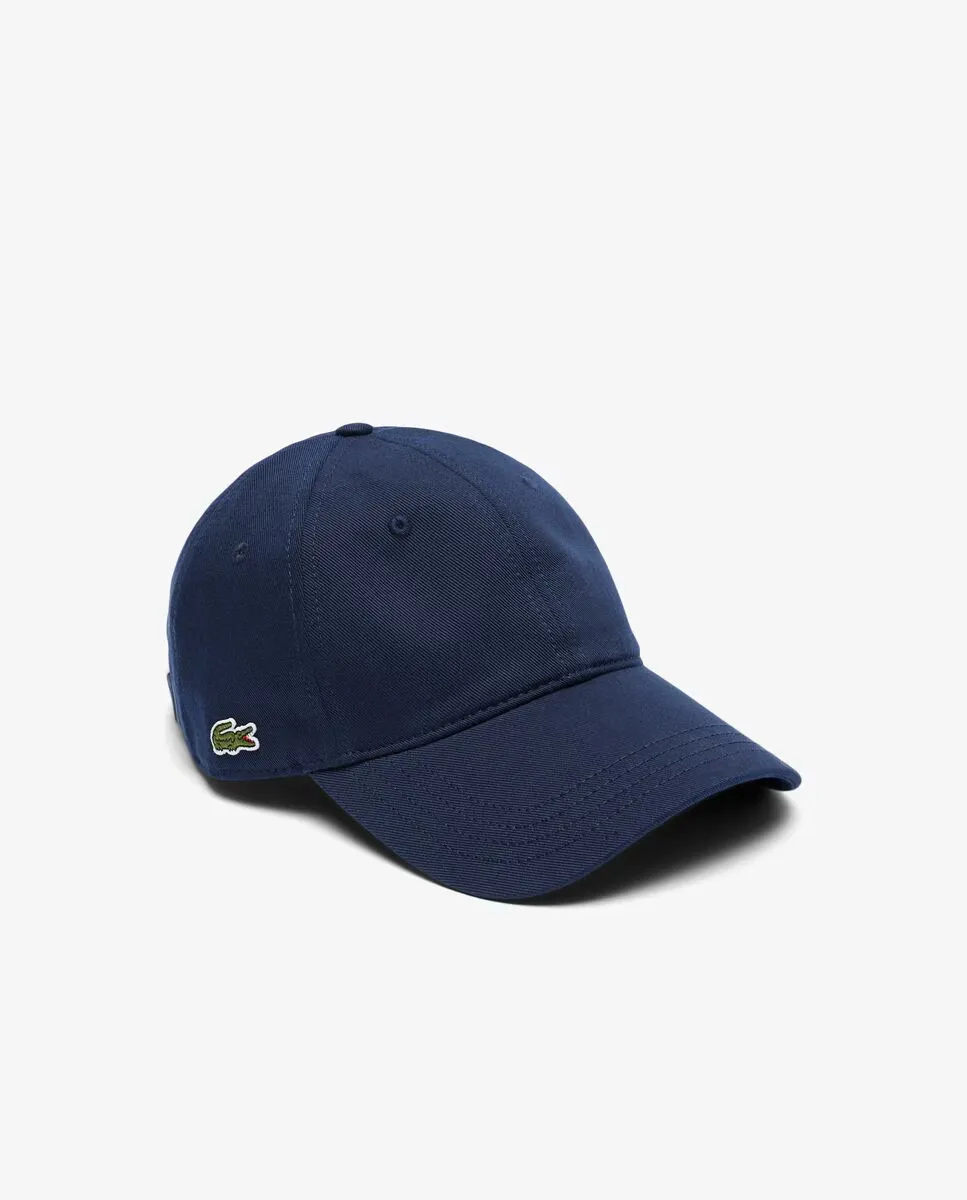 

Кепка унисекс из хлопкового твила Lacoste, темно-синий