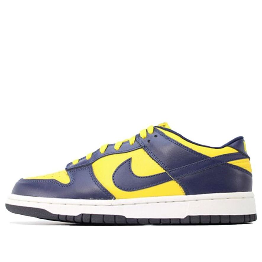

Кроссовки Nike Dunk Low 'Navy Yellow', синий