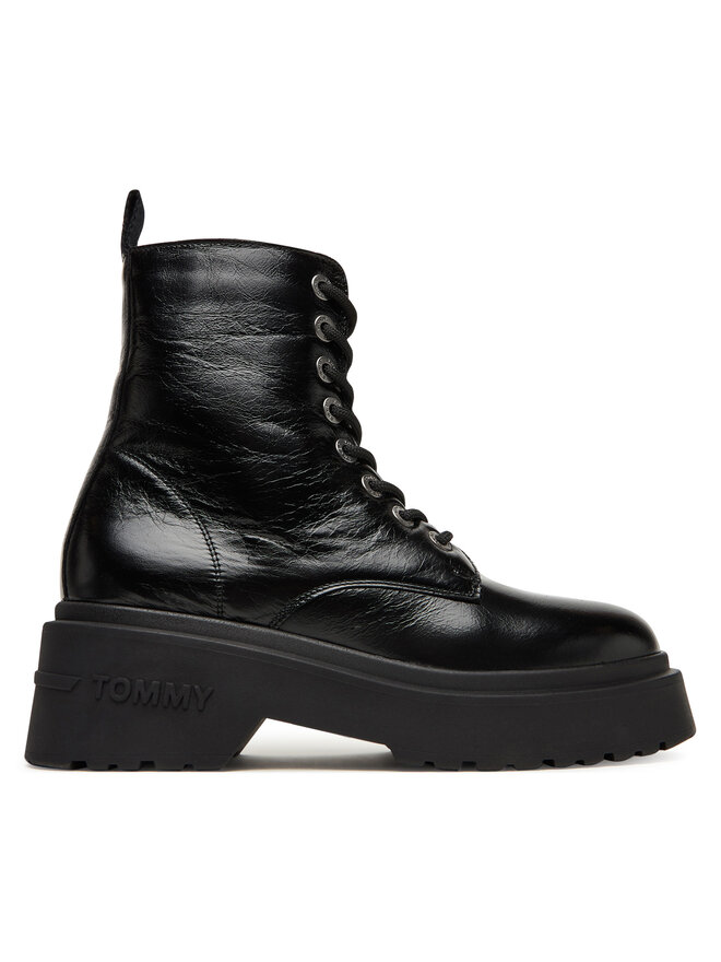 Сапоги Tjw Chunky Shiny EN0EN02848 Tommy Jeans, черный