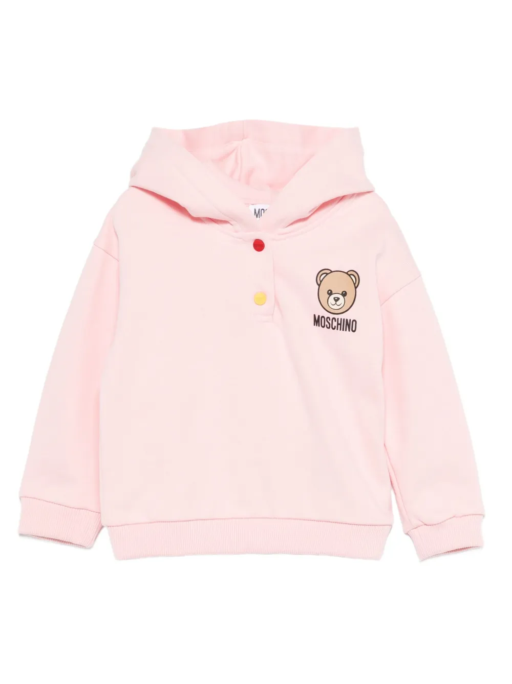 

Толстовка с принтом тедди Moschino Kids, розовый
