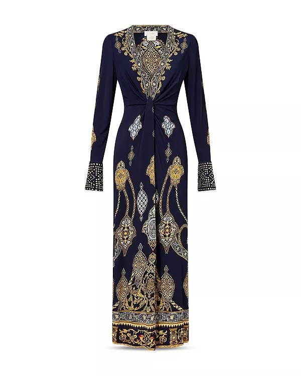 

Платье из трикотажа с перекрученными нитками Camilla, мультиколор