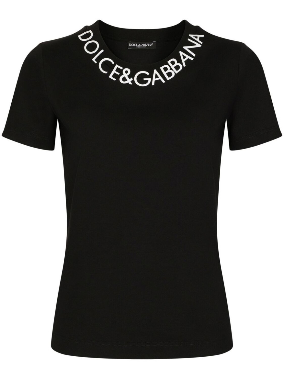 

Dolce & Gabbana футболка из джерси с вышивкой, черный