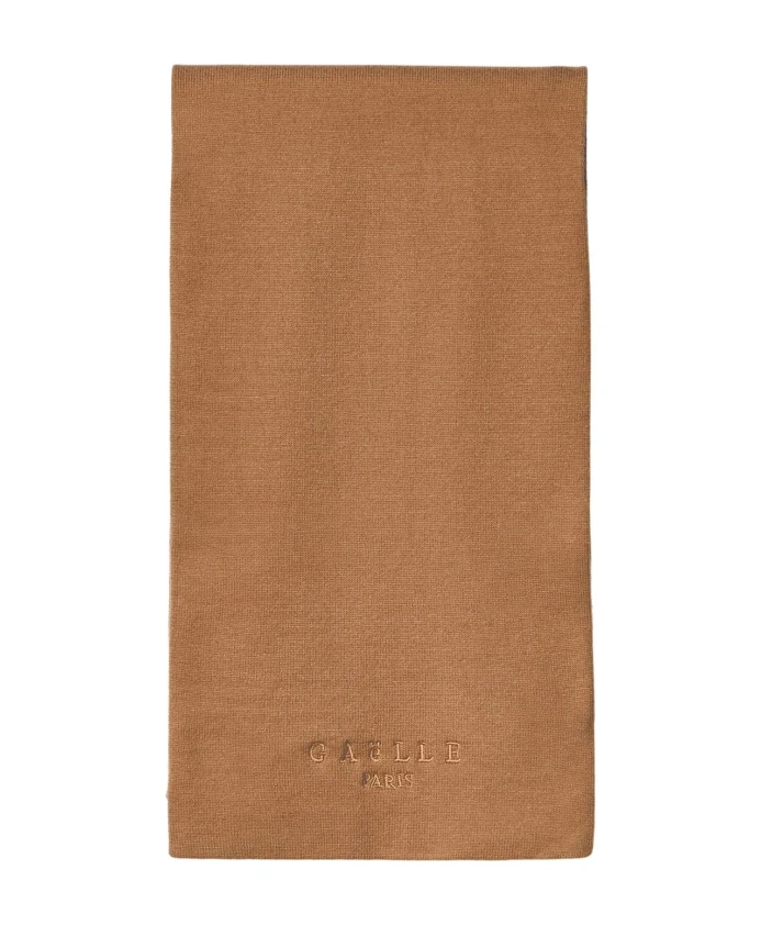 

Вышитый логотип, коричневый пуловер унисекс Gaã«Lle Paris, коричневый