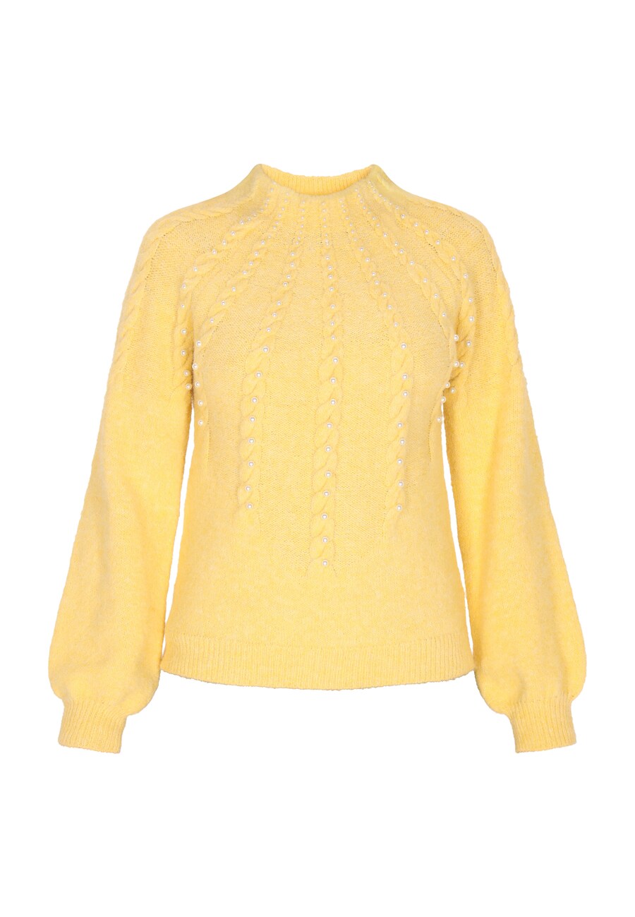 

Тонкий вязаный свитер faina Sweater, желтый