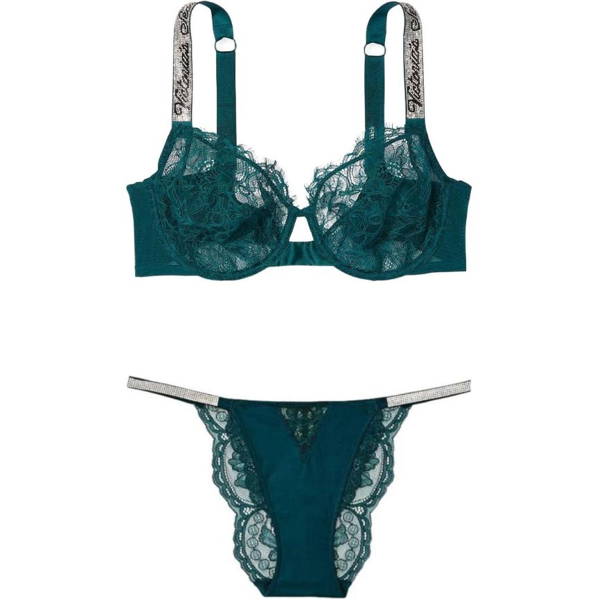 

Victoria's Secret Женский комплект нижнего белья dark green