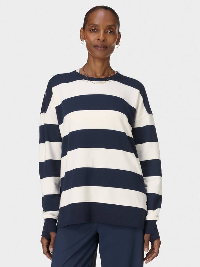 

Хлопковый эластичный свитшот из модала Sweaty Betty