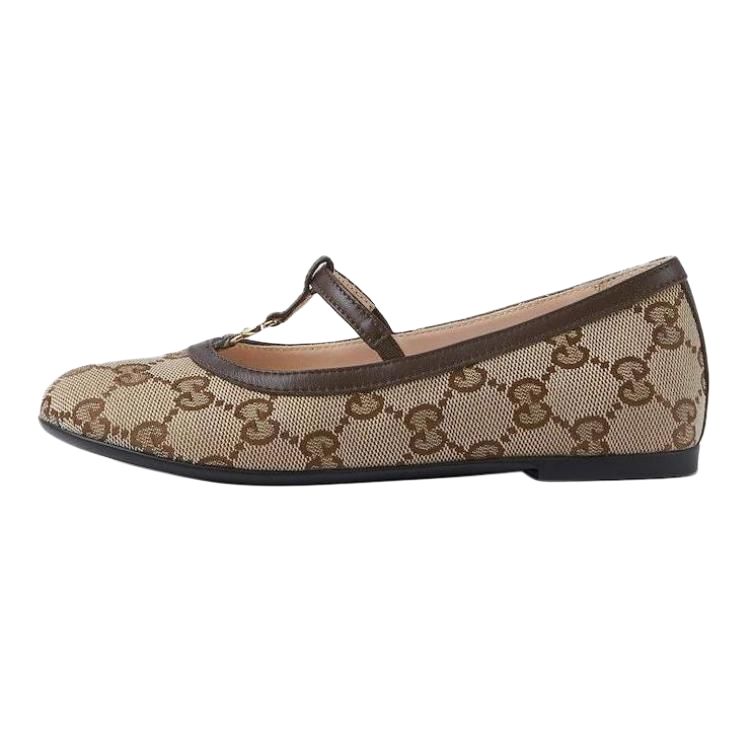 

GUCCI Низкие детские повседневные туфли коричневые Kids'