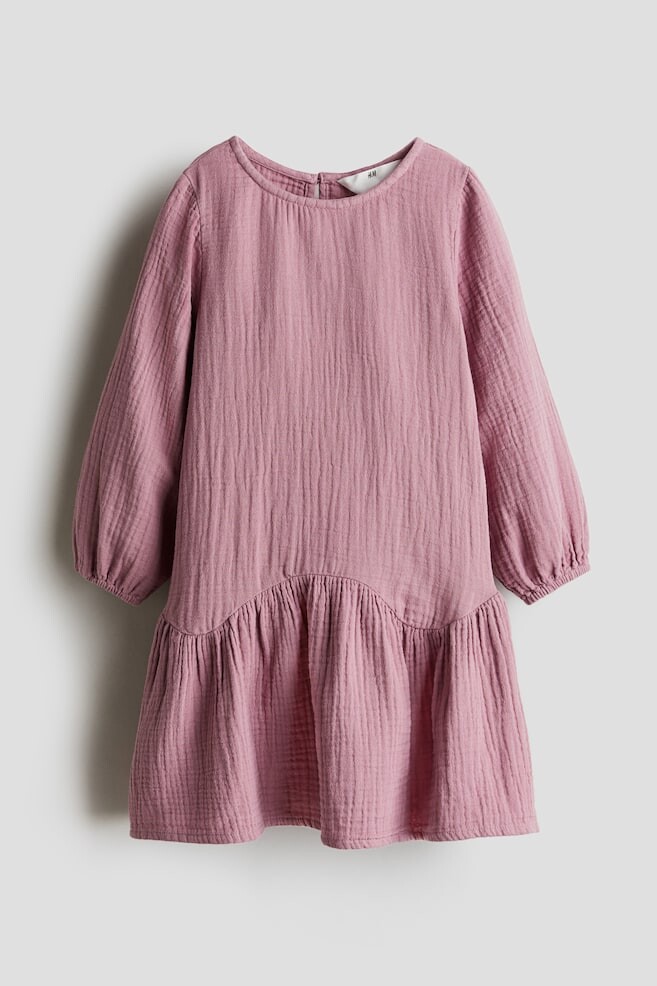 

Хлопковое платье H&M, розовый