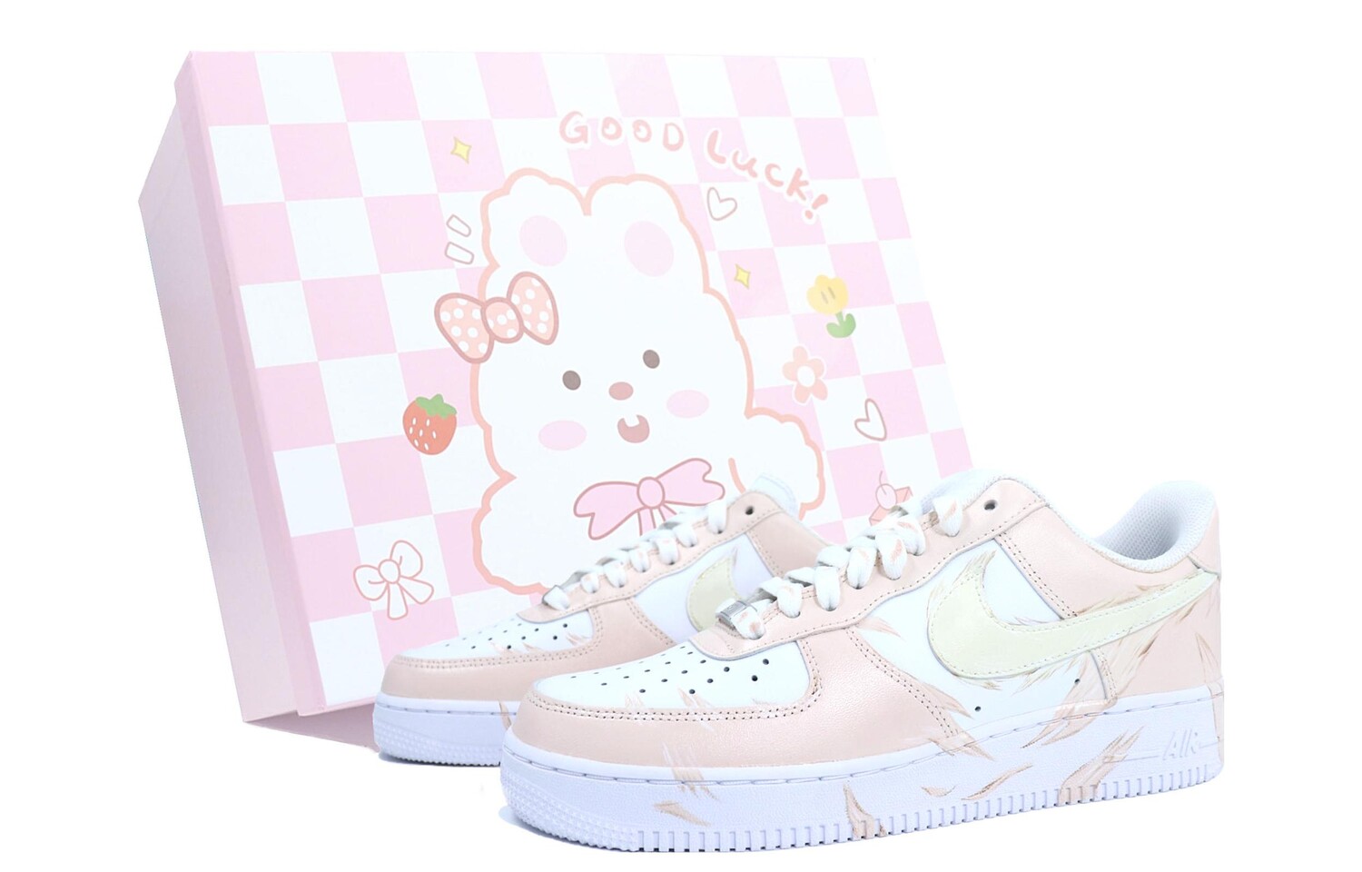 

Женские кроссовки для скейтбординга Nike Air Force 1, Pink