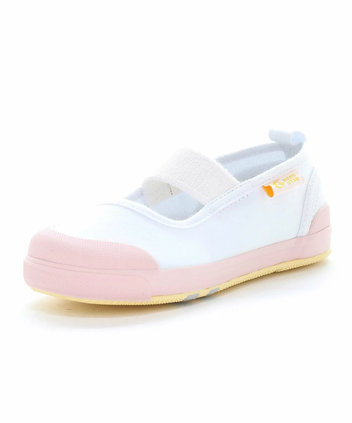 Домашние кроссовки MoonStar CR ST11 3E персикового цвета с широким подъемом, розовые. Carrot, Peach