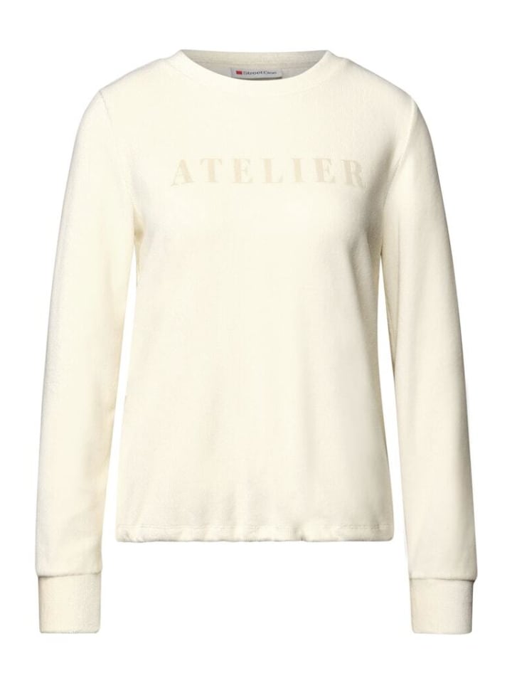 

Рубашка с длинными рукавами нежно-бежевого цвета Street One