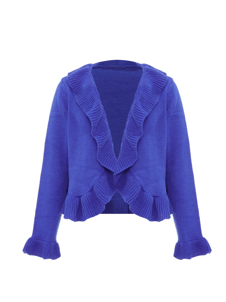 

Женский кардиган королевского синего цвета faina