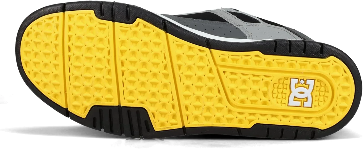 Мужские кроссовки DC Shoes Net Amazon Renewed, желтый/серый — фото 4
