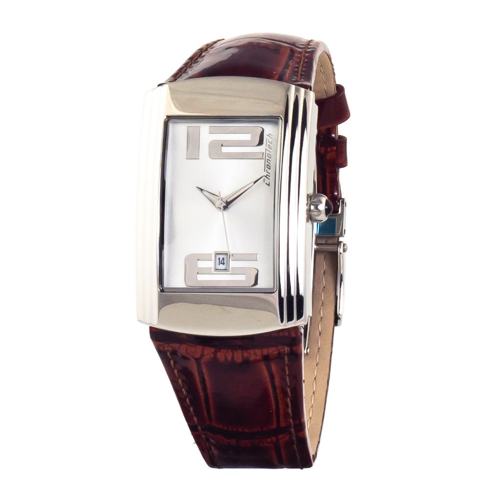 

Часы из коричневой кожи Chronotech, Brown