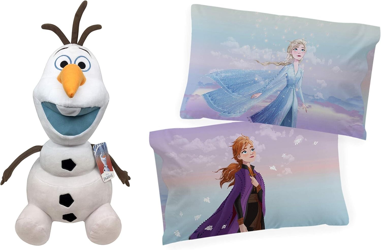 

Комплект из 3 подушек Jay Franco Disney Frozen Pillow Buddy, включающий подушку Buddy и наволочки