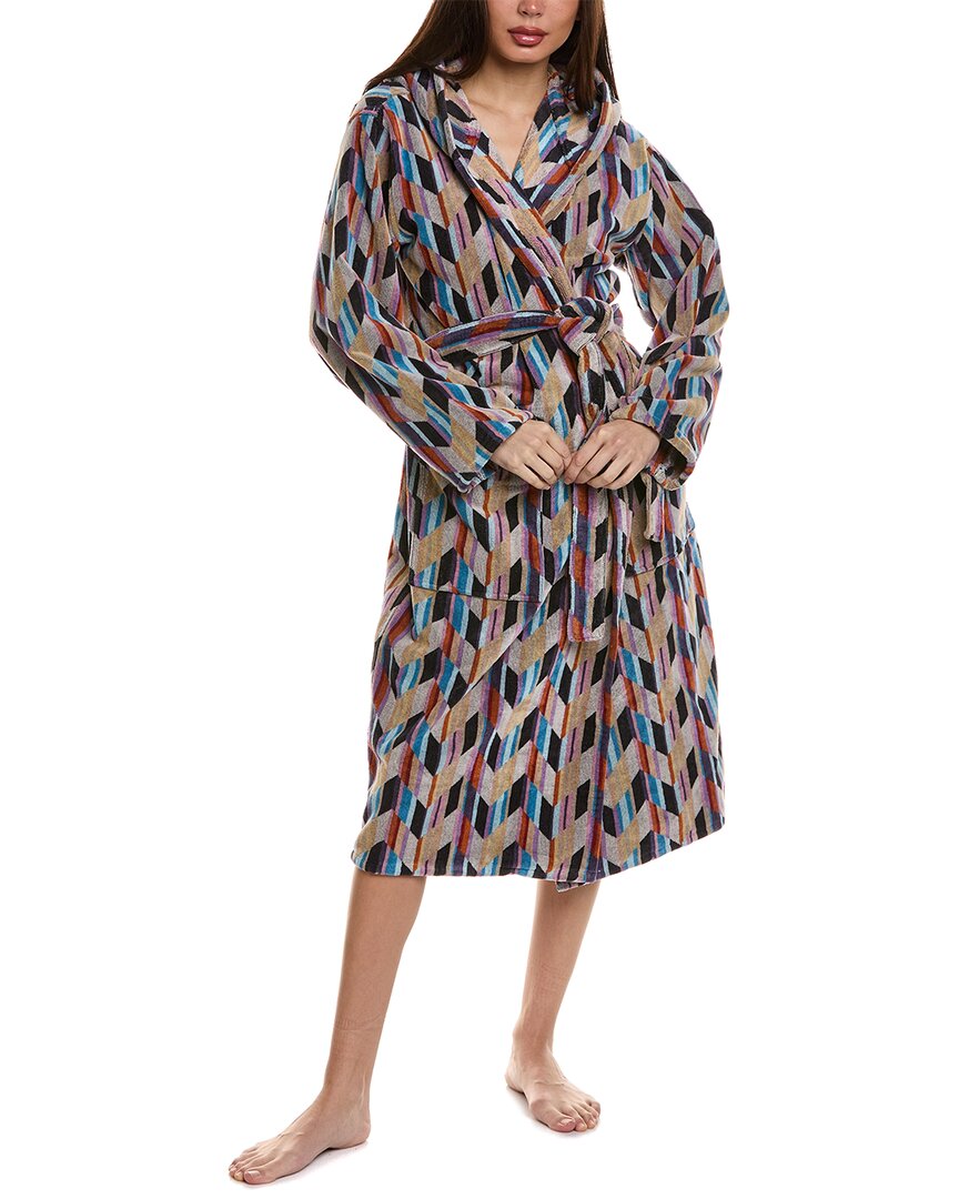 

Халат с капюшоном Missoni Home Brody, кремовый