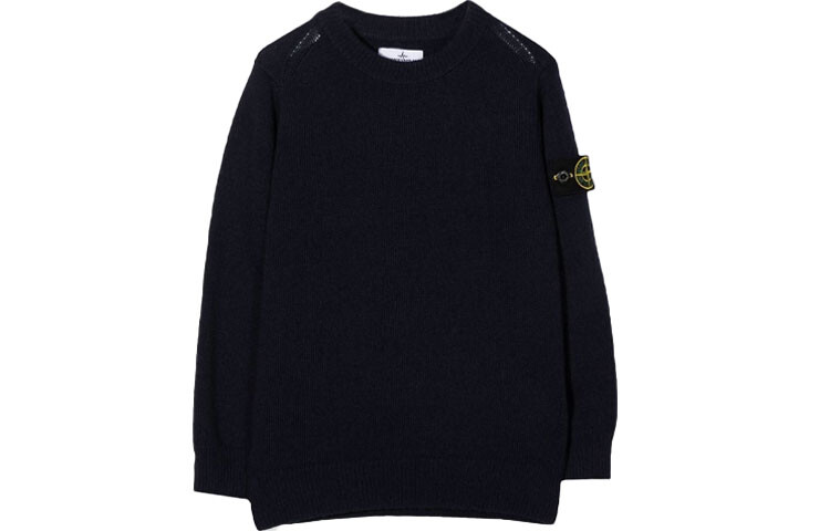 

Детский свитер Stone Island, темно-синий