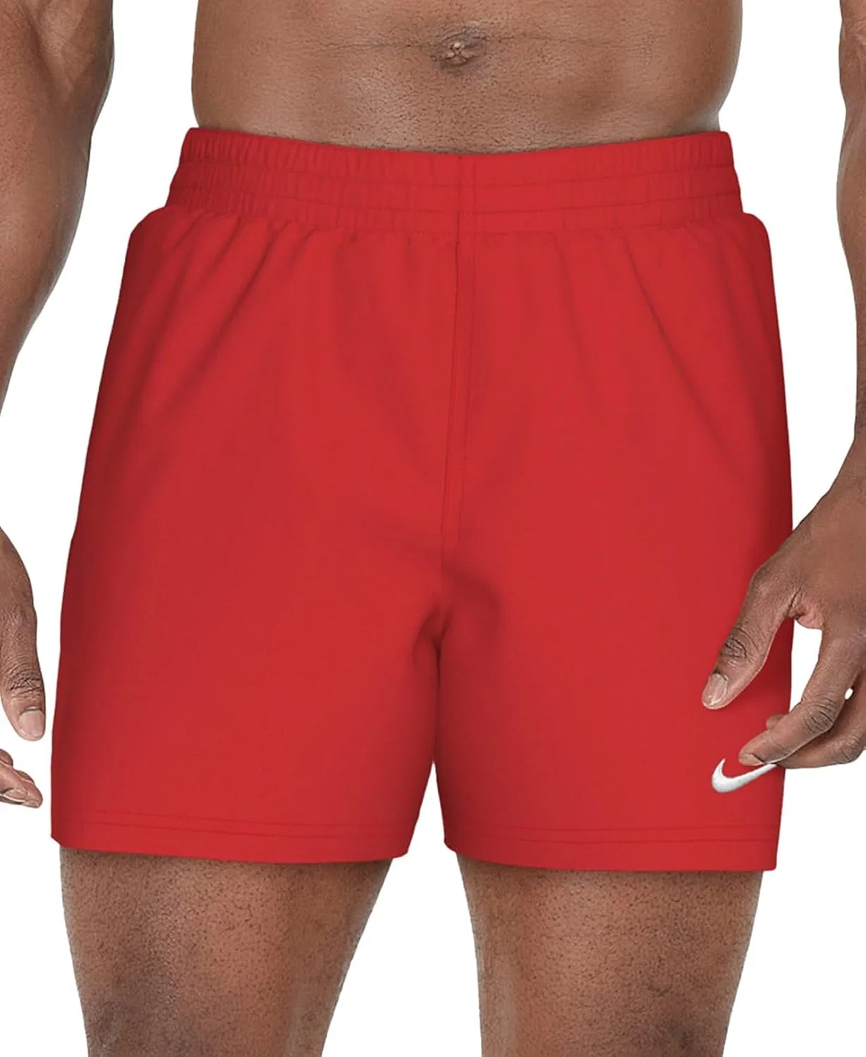 Мужские плавки Nike Swim Breaker Essential 5" с подкладкой Volley, красный
