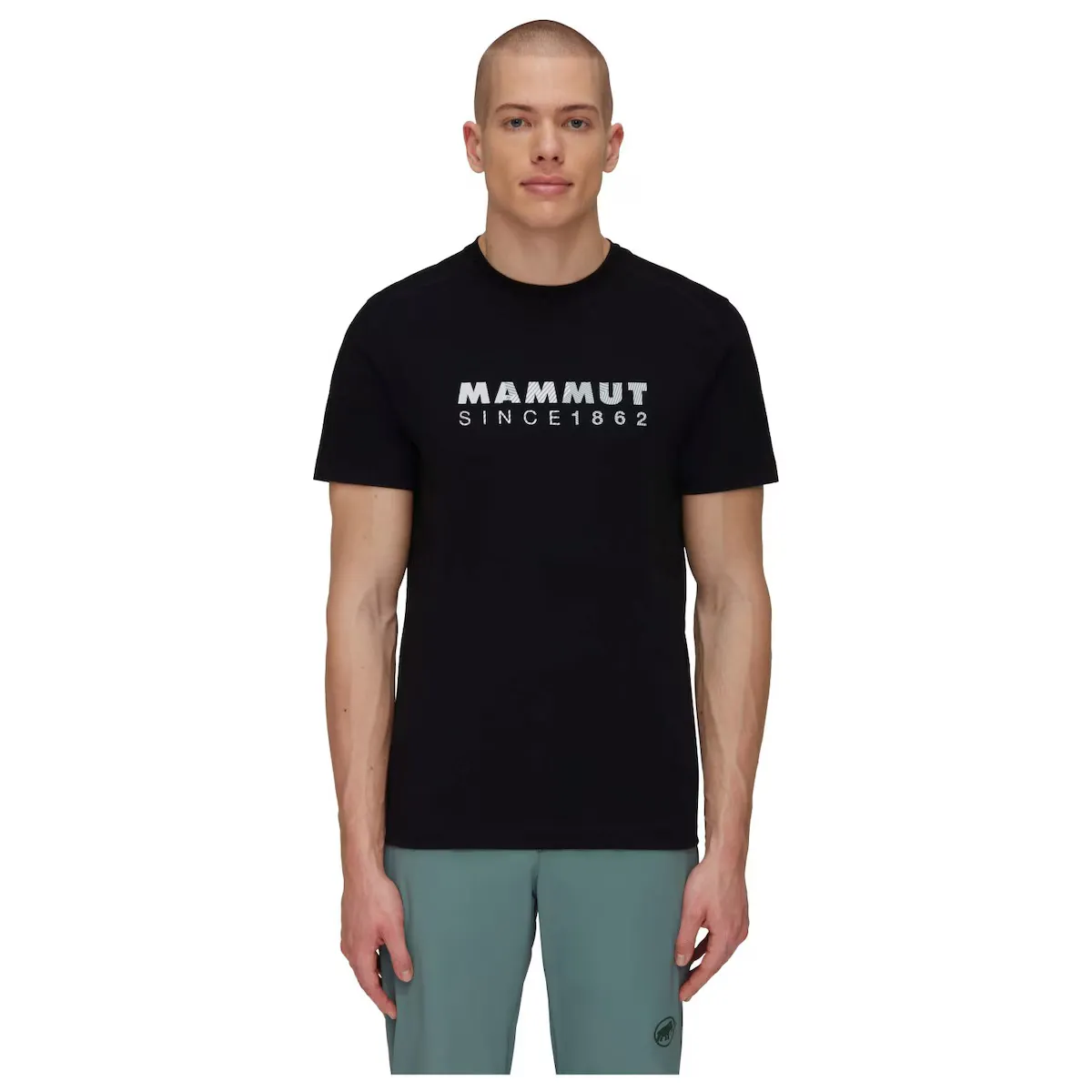 

TROVAT LOGO Mammut мужская футболка, чёрный