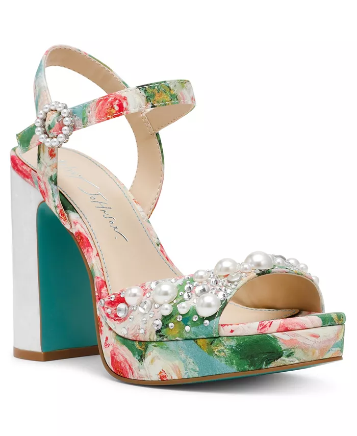Сандалии Avian Platform Dress Betsey Johnson, мультиколор