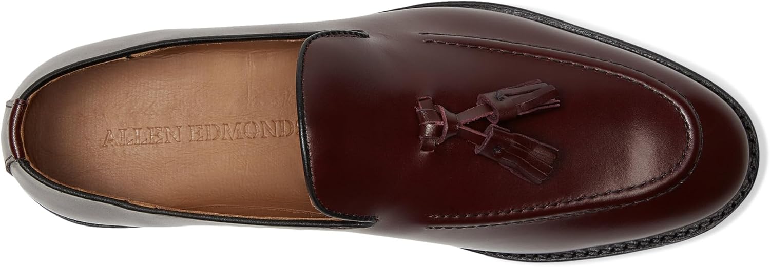 Мужские лоферы Allen Edmonds Randtassel, бордовый — фото 4
