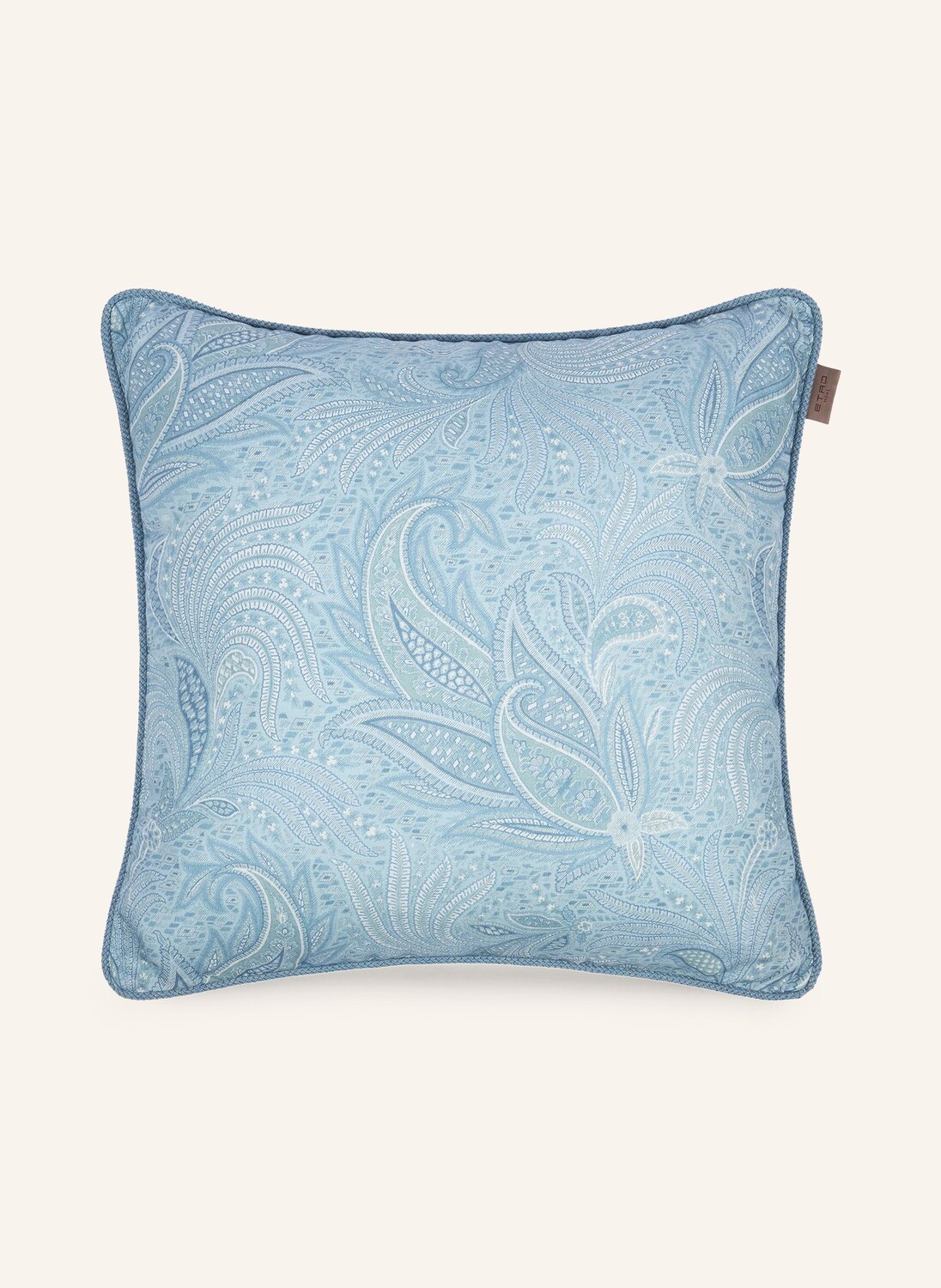 

Декоративная подушка из льна, 45 х 45 см. Etro Home, синий