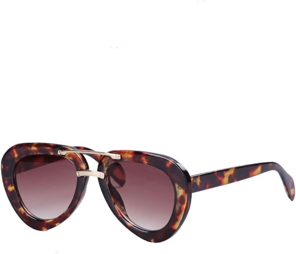 

Овальные солнцезащитные очки для женщин и мужчин, обтекаемая оправа из поликарбоната с градиентными линзами, металлический шарнир, винтажный стиль, защита от УФ-излучения UV400, m1418 Generic, M-1419