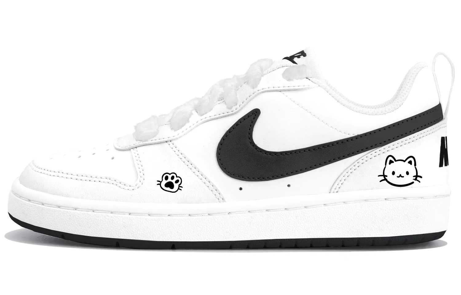 Детские скейтбординг-кеды Nike Court Borough Low Black