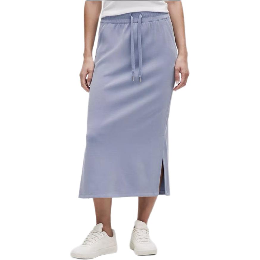 

Мягкая повседневная длинная юбка Women's Lululemon, синий