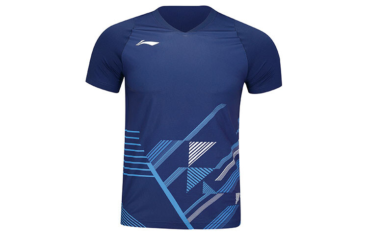 

Футболка серии Badminton унисекс индиго Lining, индиго