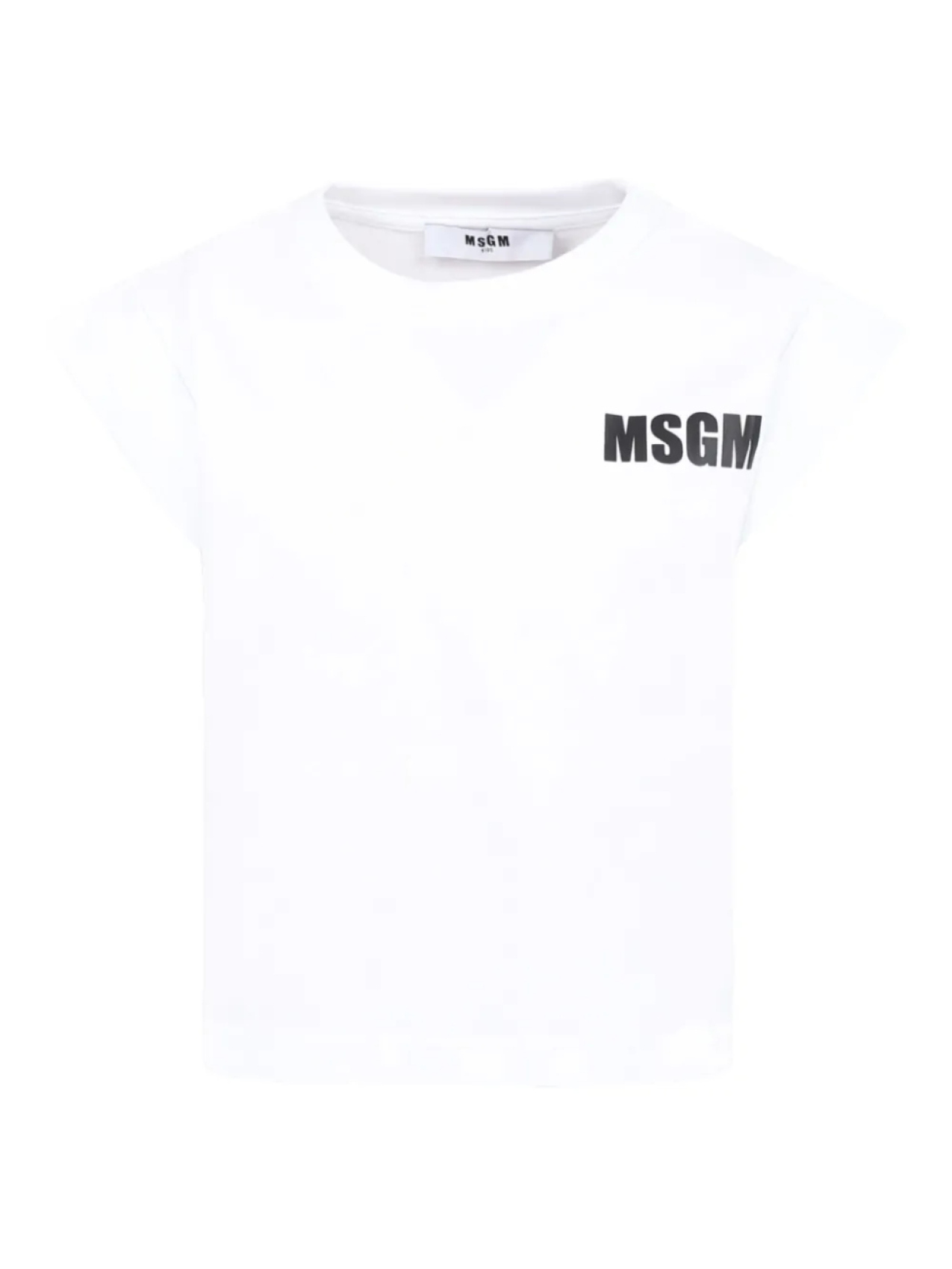 

Футболка с логотипом MSGM Kids, белый