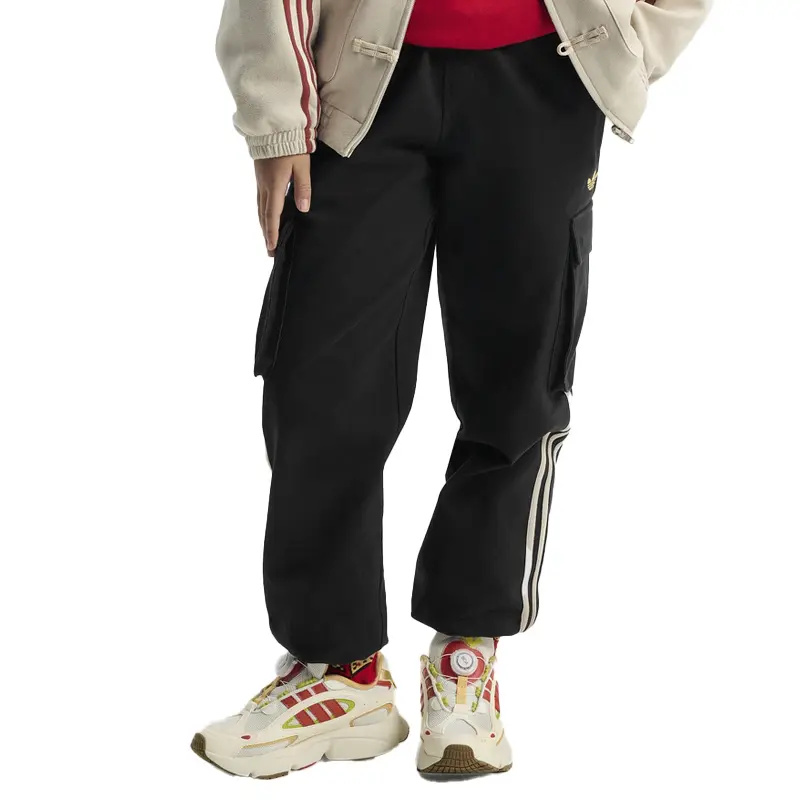 

Детские брюки-карго Adidas Originals, черный/золото