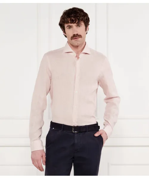 

Льняная рубашка Пай-в Slim fit Joop!, розовый