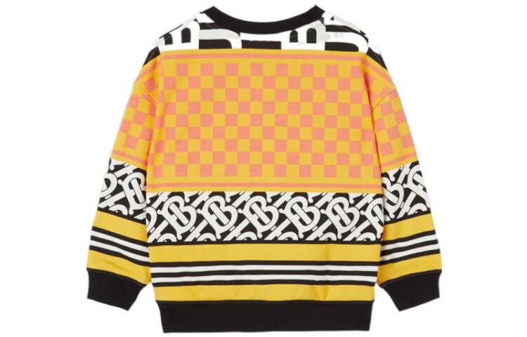 Детская толстовка Burberry, цвет Acid yellow — фото 2